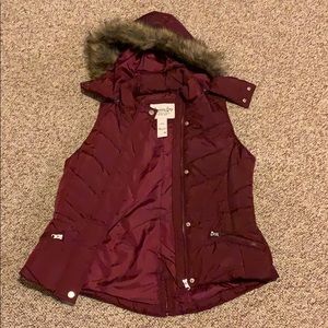 American Rag Burgundy Vest